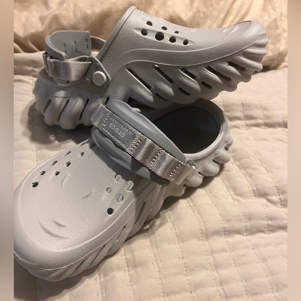 Grey women's echo Crocs BRAND NEW
